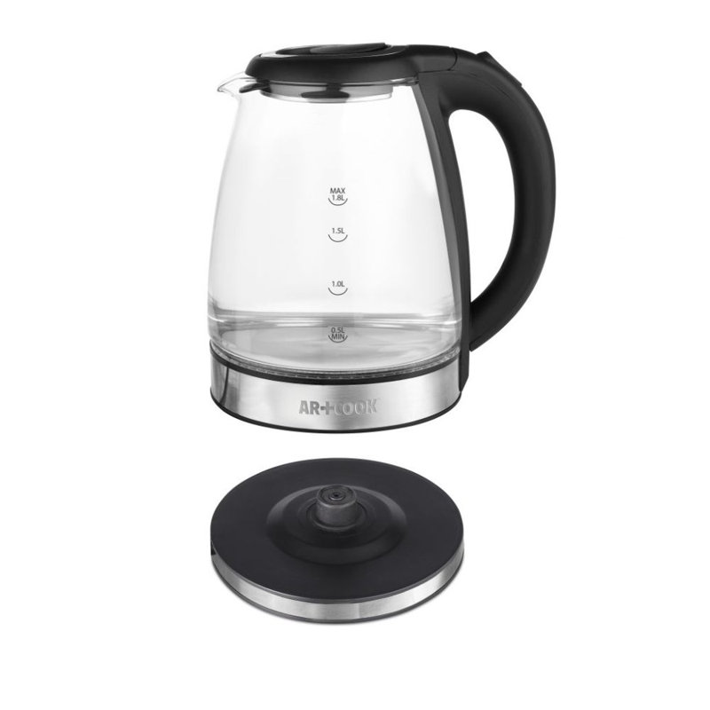 Art+Cook Illuminated 1000 WElectric Glass Kettle & Reviews Wayfair